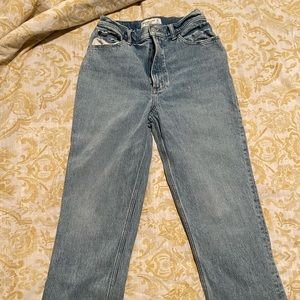 Abercrombie & Fitch 90s Straight Ultra high rise CURVE LOVE